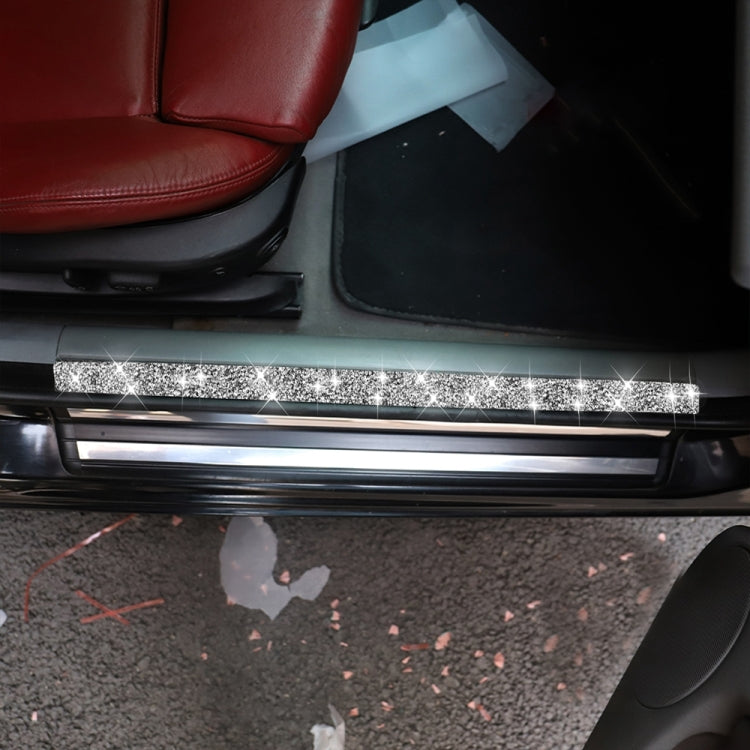 For BMW Series 3 E46 1998-2005 Car Door Threshold Strip Diamond Decoration Sticker, Left and Right Drive - Car Interior Mouldings by PMC TechLife | Online Shopping South Africa | PMC TechLife | Buy Now Pay Later Mobicred