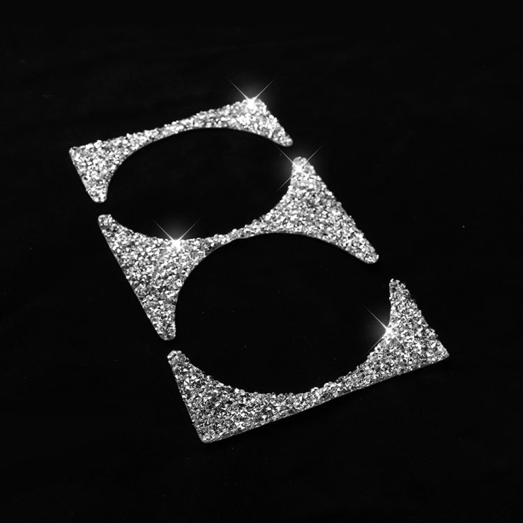 For BMW Series 3 E46 1998-2005 Car Water Cup Holder Panel Diamond Decoration Sticker, Left and Right Drive - Car Interior Mouldings by PMC TechLife | Online Shopping South Africa | PMC TechLife | Buy Now Pay Later Mobicred