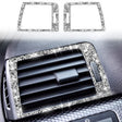 For BMW Series 3 E46 1998-2005 Car Left Right Air Outlet Diamond Decoration Sticker, Left and Right Drive - Car Interior Mouldings by PMC TechLife | Online Shopping South Africa | PMC TechLife | Buy Now Pay Later Mobicred