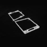 For BMW Series 3 E46 1998-2005 Car Left Right Air Outlet Diamond Decoration Sticker, Left and Right Drive