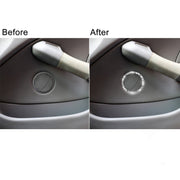 For BMW Series 3 E46 1998-2005 Car Horn Circle Diamond Decoration Sticker, Left and Right Drive