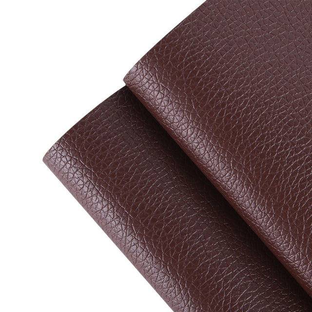 30 x 137cm Self Adhesive Leather for Sofa Repair Patch Car Seat PVC Leather Sticker(Dark Brown)