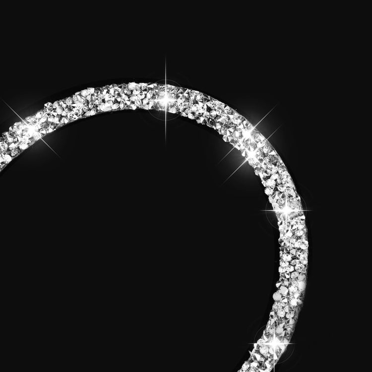 For BMW E70 2008-2013 / E71 2008-2014 4pcs Car Horn Circle Diamond Decoration Sticker, Left and Right Drive - Car Interior Mouldings by PMC TechLife | Online Shopping South Africa | PMC TechLife | Buy Now Pay Later Mobicred