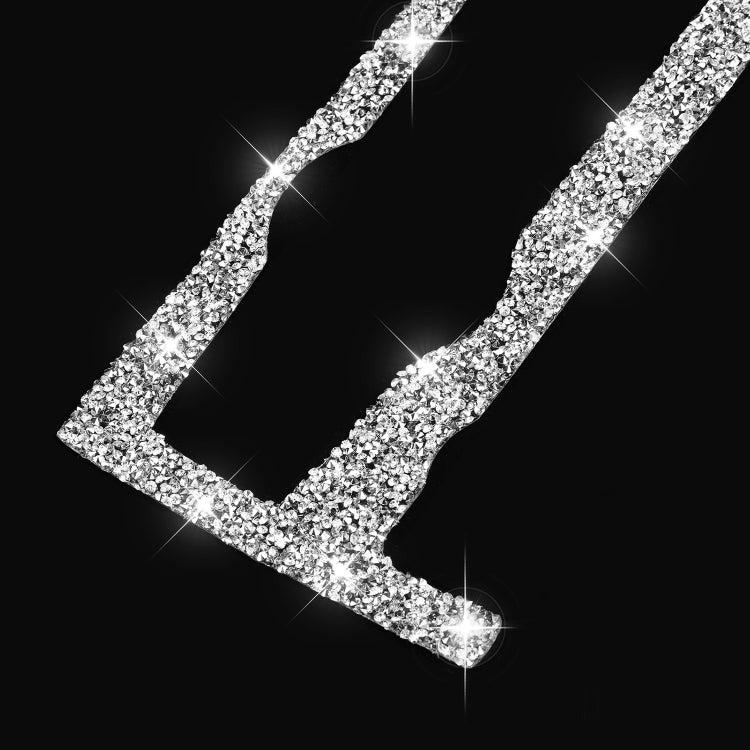 For BMW X5 E70 2008-2013 / X6 E71 2009-2014 Car Air Conditioner Set Diamond Decoration Sticker, Left and Right Drive