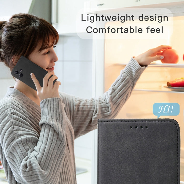 For OnePlus Ace 3V Magnetic Closure Leather Phone Case(Black) - OnePlus Cases by PMC TechLife | Online Shopping South Africa | PMC TechLife | Buy Now Pay Later Mobicred