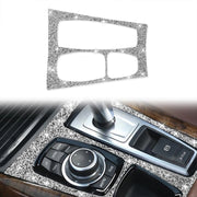 For BMW X5 E70 2008-2013 / X6 E71 2009-2014 Car Gear Panel Diamond Decoration Sticker, High Configuration Right Drive