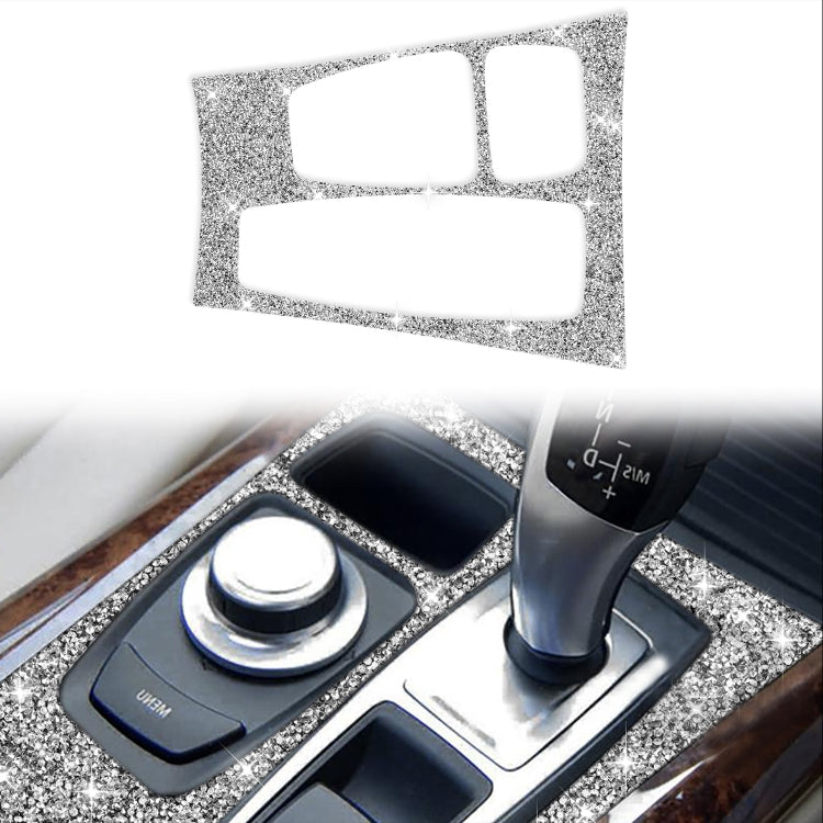 For BMW X5 E70 2008-2013 / X6 E71 2009-2014 Car Gear Panel Diamond Decoration Sticker, Low Configuration Right Drive - free shipping - PMC TechLife - Order now!