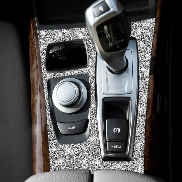 For BMW X5 E70 2008-2013 / X6 E71 2009-2014 Car Gear Panel Diamond Decoration Sticker, Low Configuration Right Drive - free shipping - PMC TechLife - Order now!