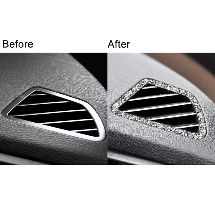 For BMW X5 E70 / X6 E71 2008-2013 Car Dashboard Air Outlet Diamond Decoration Sticker, Right Drive - Car Interior Mouldings by PMC TechLife | Online Shopping South Africa | PMC TechLife | Buy Now Pay Later Mobicred