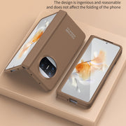 For Huawei Mate X3 Extraordinary Series Hinged Folding Full Phone Case(Coffee)