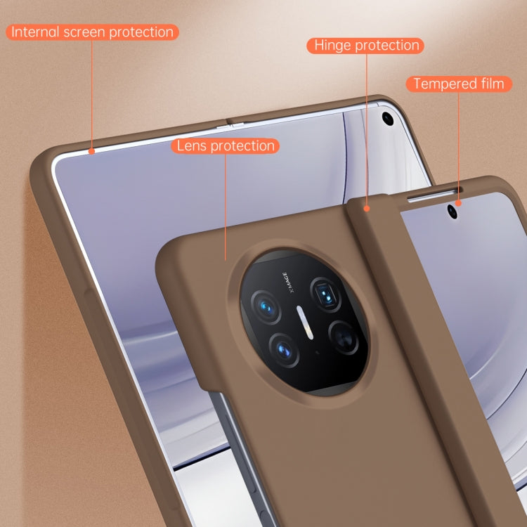 For Huawei Mate X5 Extraordinary Series Hinged Folding Full Phone Case(White)
