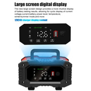 FOXSUR 12V / 24V 20A 300W Portable Motorcycle Car Smart Battery Charger(US Plug)