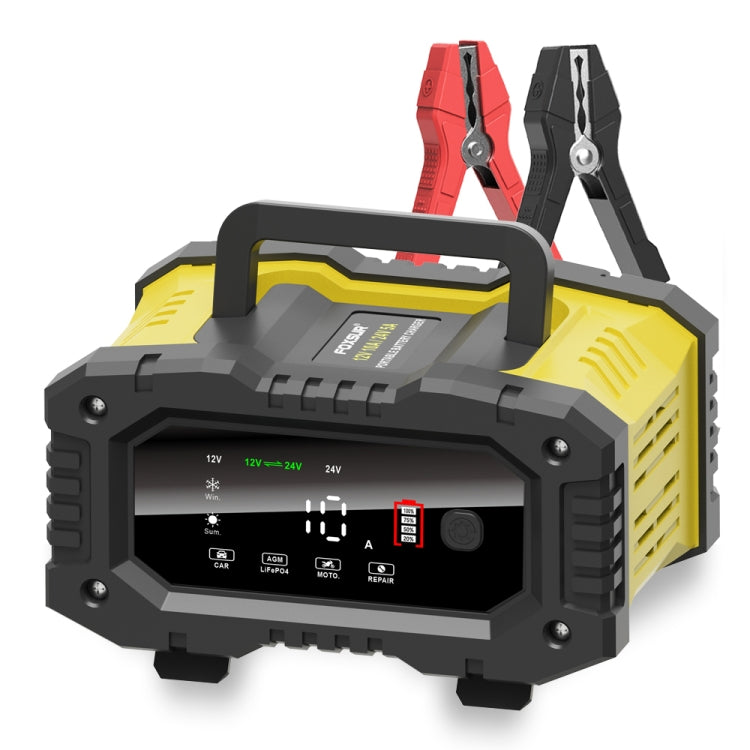FOXSUR 12V / 24V 10A Portable Motorcycle Car Smart Battery Charger(AU Plug) - free shipping - PMC TechLife - Order now!