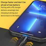USB-C / Type-C to 8 Pin Liquid Silicone Charging Data Cable, Length: 1.2m(Yellow)
