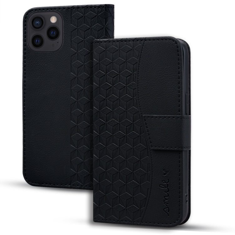 For iPhone 16 Pro Business Diamond Buckle Leather Phone Case with Lanyard(Black) - iPhone 16 Pro Cases by PMC TechLife | Online Shopping South Africa | PMC TechLife | Buy Now Pay Later Mobicred