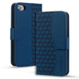 For iPhone 16e Business Diamond Buckle Leather Phone Case with Lanyard(Royal Blue) - free shipping - PMC TechLife - Order now!