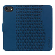 For iPhone 16e Business Diamond Buckle Leather Phone Case with Lanyard(Royal Blue)