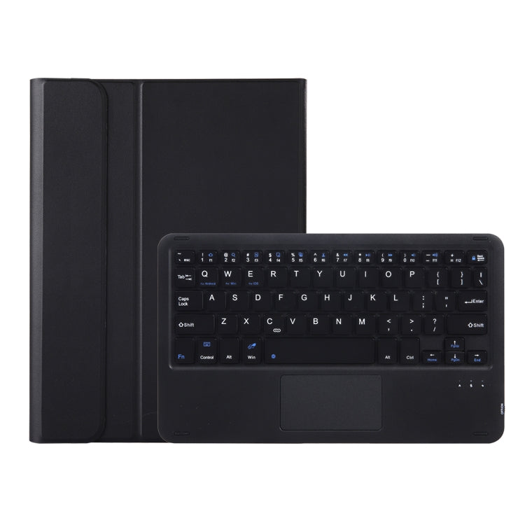 For Xiaomi Redmi Pad SE 11 inch A0N9-A Lambskin Texture Ultra-thin Detachable Bluetooth Keyboard Leather Case with Touchpad(Black) - Xiaomi Keyboard by PMC Jewellery | Online Shopping South Africa | PMC Jewellery | Buy Now Pay Later Mobicred