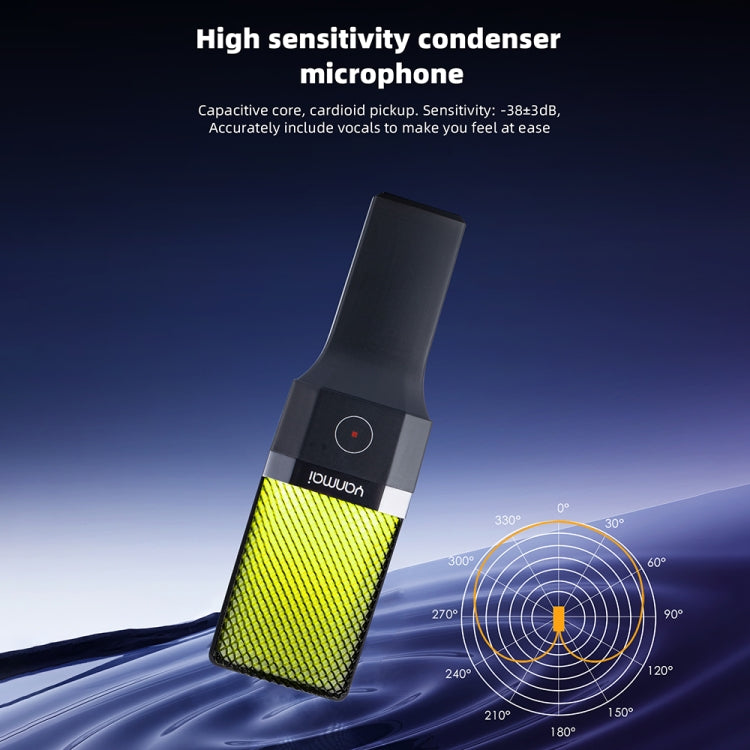 Yanmai X1R E-Sports Gaming Desktop Microphone with RGB Light & Blowout Net - Microphone by Yanmai | Online Shopping South Africa | PMC TechLife | Buy Now Pay Later Mobicred
