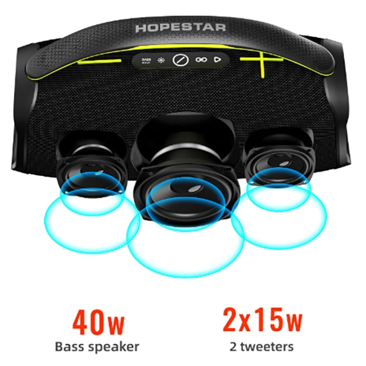 HOPESTAR A40 80W Outdoor Portable Wireless Bluetooth Speaker(Grey)
