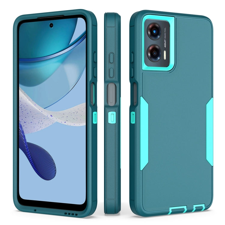 For Motorola Moto G 5G 2024 / G Play 5G 2024 2 in 1 Magnetic PC + TPU Phone Case(Blue+Blue Green) - Motorola Cases by PMC Jewellery | Online Shopping South Africa | PMC Jewellery | Buy Now Pay Later Mobicred