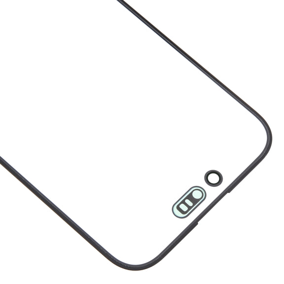 For iPhone 16 Plus Front Screen Outer Glass Lens with OCA Optically Clear Adhesive