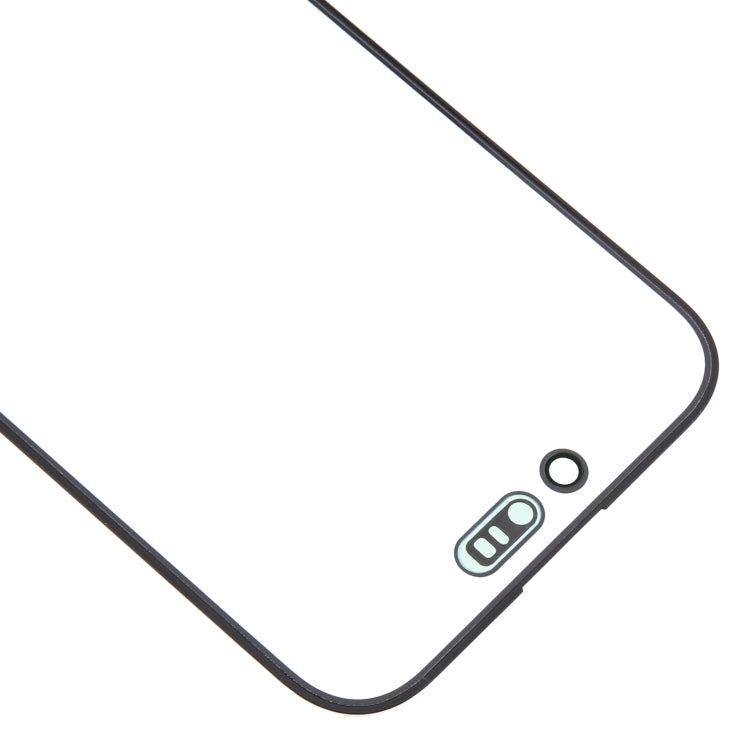 For iPhone 16 Front Screen Outer Glass Lens with OCA Optically Clear Adhesive