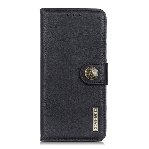 For Google Pixel 10 / 9 KHAZNEH Cowhide Texture Horizontal Flip Leather Phone Case(Black)