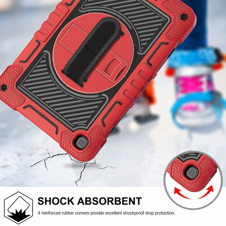 For Honor Pad X8 360 Degree Rotation PC Contrast Silicone Tablet Case(Red + Black) - free shipping - PMC TechLife - Order now!