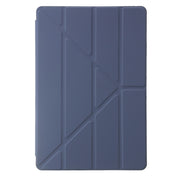 For Samsung Galaxy Tab S10+ / S9+ Clear Acrylic Deformation Leather Tablet Case(Lavender)