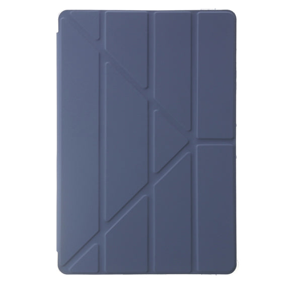 For Samsung Galaxy Tab S9 FE+ Clear Acrylic Deformation Leather Tablet Case(Lavender)
