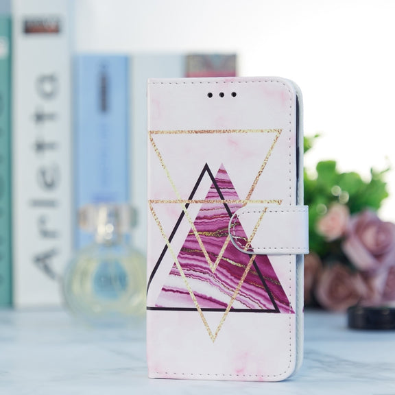 For Honor 90 Lite Painted Pattern Horizontal Flip Leather Phone Case(Marble)