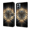 For Motorola Moto G14 Crystal 3D Shockproof Protective Leather Phone Case(Luminous Building) - Motorola Cases by PMC TechLife | Online Shopping South Africa | PMC TechLife | Buy Now Pay Later Mobicred