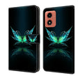 For Motorola Moto G Play 2024 Crystal 3D Shockproof Protective Leather Phone Case(Reflection Dutterfly) - Motorola Cases by PMC TechLife | Online Shopping South Africa | PMC TechLife | Buy Now Pay Later Mobicred