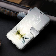 For Motorola Moto G Play 2024 Crystal 3D Shockproof Protective Leather Phone Case(Light Lotus)