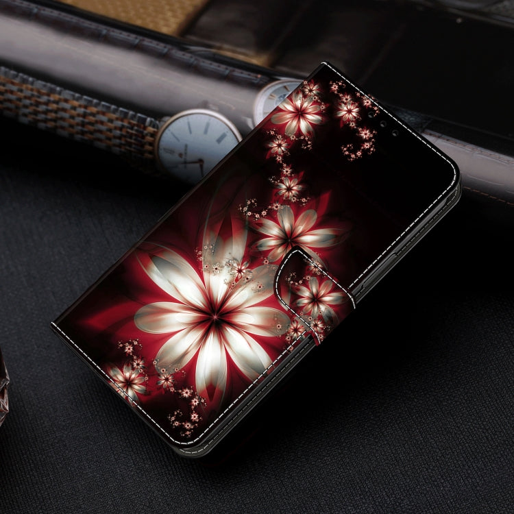 For Motorola Moto G Play 2024 Crystal 3D Shockproof Protective Leather Phone Case(Fantastic Flower) - Motorola Cases by PMC TechLife | Online Shopping South Africa | PMC TechLife | Buy Now Pay Later Mobicred
