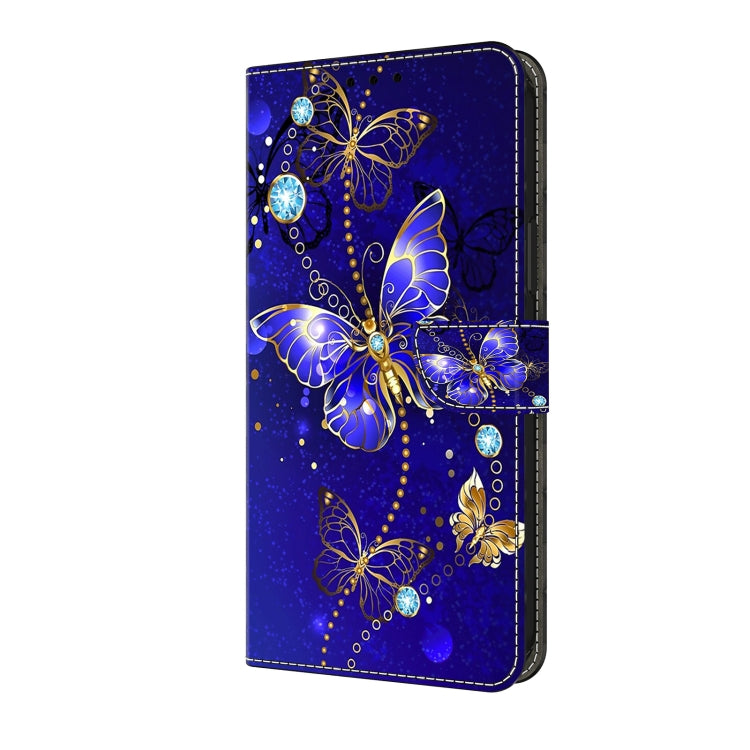 For Motorola Moto G24 Crystal 3D Shockproof Protective Leather Phone Case(Diamond Butterfly) - Motorola Cases by PMC TechLife | Online Shopping South Africa | PMC TechLife | Buy Now Pay Later Mobicred