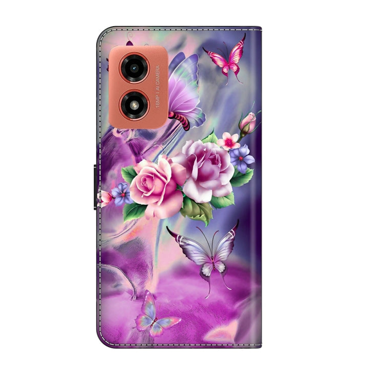For Motorola Moto G04 Crystal 3D Shockproof Protective Leather Phone Case(Butterfly) - free shipping - PMC TechLife - Order now!