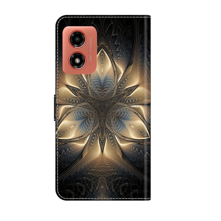 For Motorola Moto G04 Crystal 3D Shockproof Protective Leather Phone Case(Luminous Building) - Motorola Cases by PMC TechLife | Online Shopping South Africa | PMC TechLife | Buy Now Pay Later Mobicred