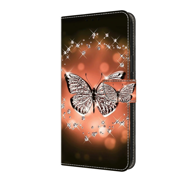 For Motorola Moto G04 Crystal 3D Shockproof Protective Leather Phone Case(Crystal Butterfly) - Motorola Cases by PMC TechLife | Online Shopping South Africa | PMC TechLife | Buy Now Pay Later Mobicred