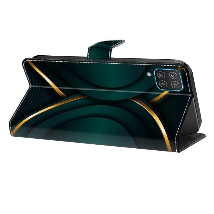 For Motorola Moto G34 Crystal 3D Shockproof Protective Leather Phone Case(Gold Outline) - Motorola Cases by PMC TechLife | Online Shopping South Africa | PMC TechLife | Buy Now Pay Later Mobicred