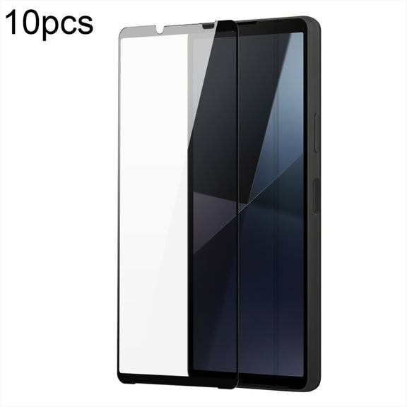 For Sony Xperia 10 VI 10pcs DUX DUCIS 0.33mm 9H Medium Alumina Tempered Glass Film