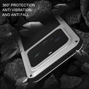 For Huawei Mate 60 Pro / 60 Pro+ LOVE MEI Metal Shockproof Life Water-resistant Dustproof Phone Case(Black)