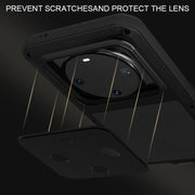 For Huawei Mate 60 Pro / 60 Pro+ LOVE MEI Metal Shockproof Life Water-resistant Dustproof Phone Case(Black)