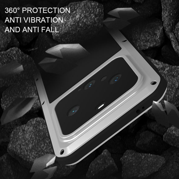 For Huawei Mate 60 Pro / 60 Pro+ LOVE MEI Metal Shockproof Life Water-resistant Dustproof Phone Case(Army Green)