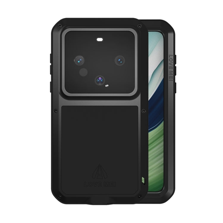 For Huawei Mate 60 LOVE MEI Metal Shockproof Life Waterproof Dustproof Phone Case(Black) - free shipping - PMC TechLife - Order now!