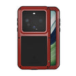 For Huawei Mate 60 LOVE MEI Metal Shockproof Life Waterproof Dustproof Phone Case(Red) - Huawei Cases by LOVE MEI | Online Shopping South Africa | PMC TechLife | Buy Now Pay Later Mobicred