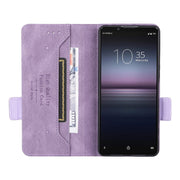 For Sony Xperia 1 VI 2024 Magnetic Clasp Leather Phone Case(Purple)