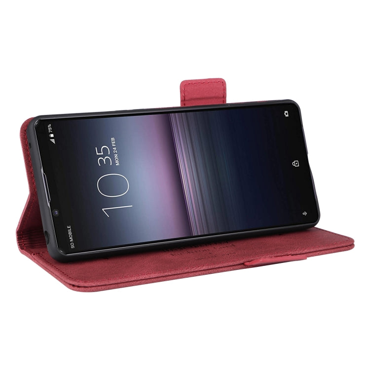 For Sony Xperia 1 VI 2024 Magnetic Clasp Leather Phone Case(Red) - Sony Cases by PMC Jewellery | Online Shopping South Africa | PMC Jewellery | Buy Now Pay Later Mobicred