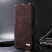 For Sony Xperia 10 VI 2024 Magnetic Clasp Leather Phone Case(Brown)